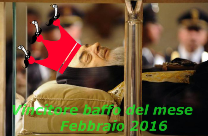 Padre Pio baffo del mese febbraio 2016