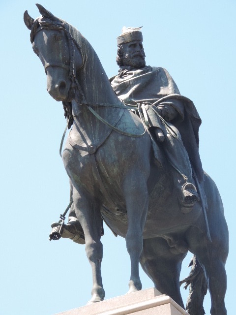 Giuseppe Garibaldi e gabbiano