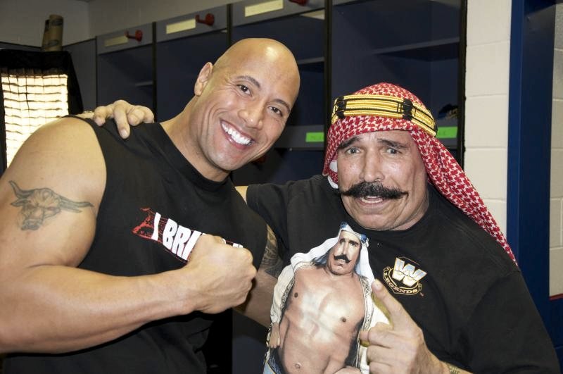 Iron Sheik e The rock